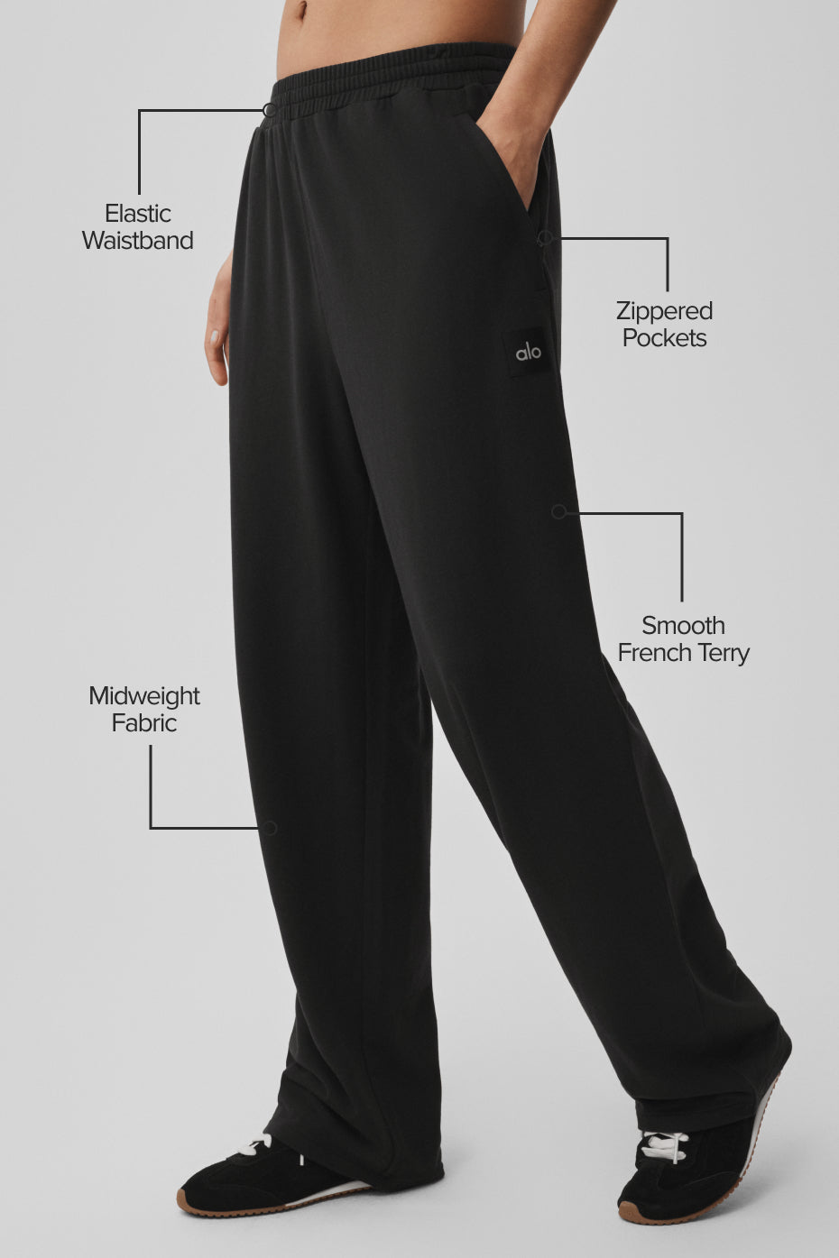 Double Take Straight Leg Pant - Black