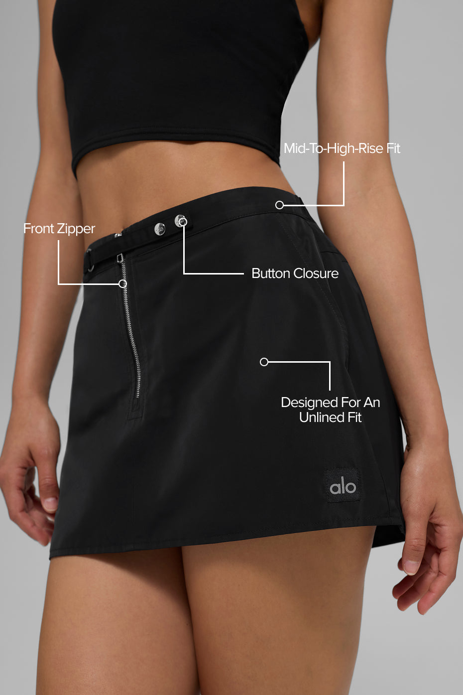 Work It Mini Skirt - Black